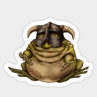 Dragonborn Frog Sticker